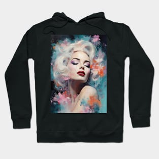 Marilyn Monroe Stylized Painting Hoodie